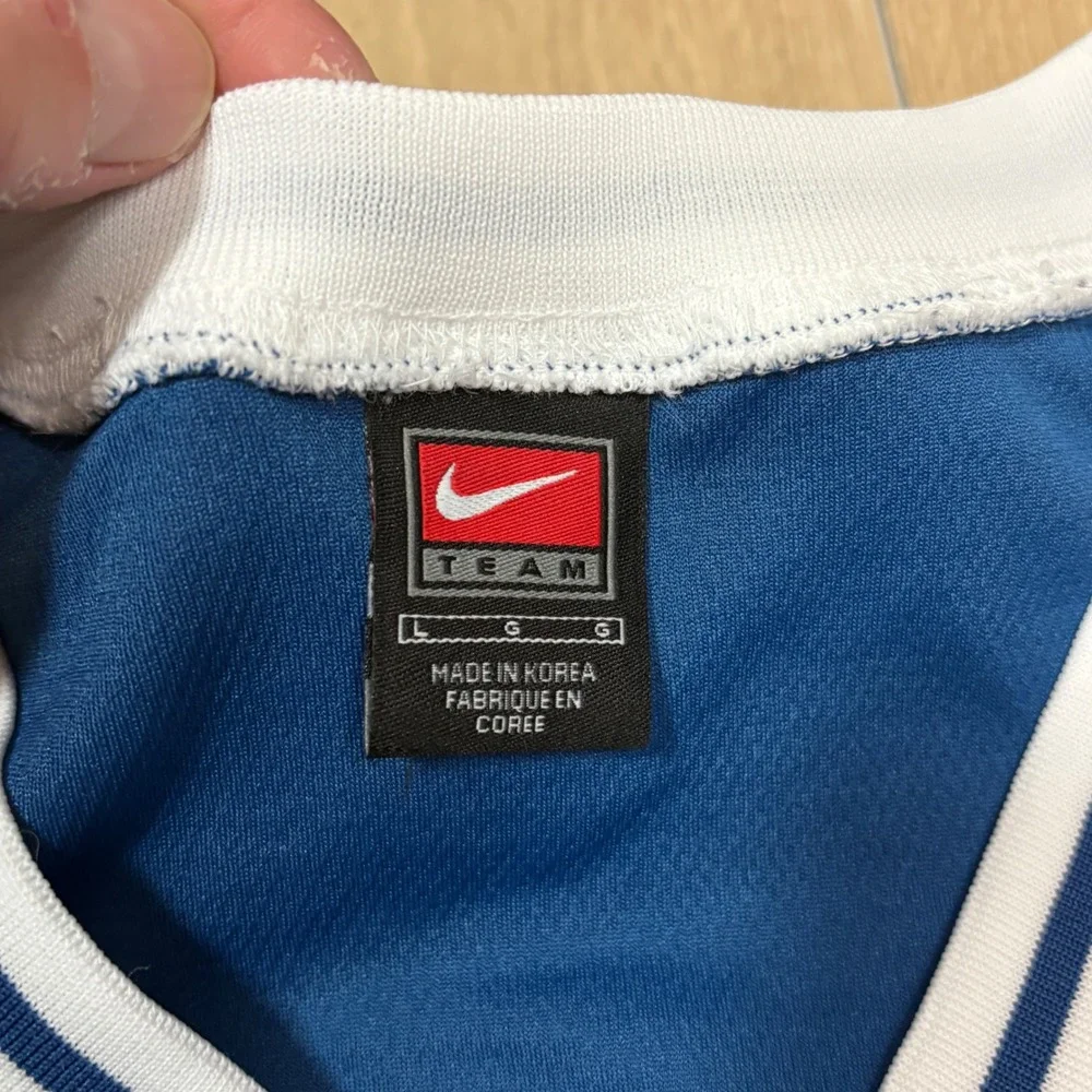 Nike Elite JJ Redick Duke Blue Devils Basketball Jersey Large White #4 NCAA Y2K